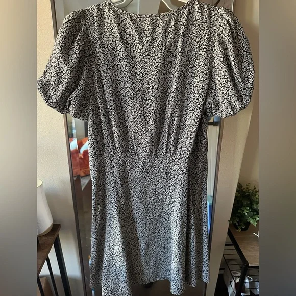 Wrap Mini Dress in Tudor Floral - Picture 2 of 5